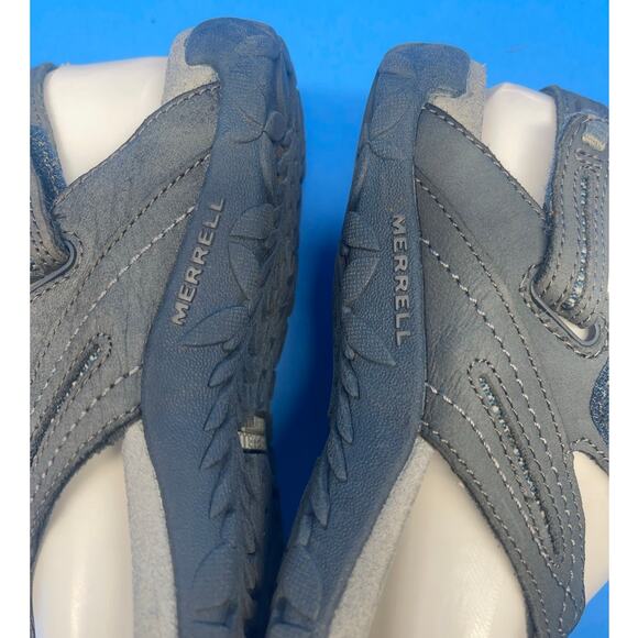 Merrell Siena Toe Strap Hook and Loop Sandal Size 6 Gray Blue - Picture 5 of 10